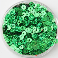 Vente en gros de paillettes plates en PVC écologique de 3-10 mm à trou moyen, épaisseur 1 mm, pour la fabrication artisanale de bijoux et accessoires vestimentaires