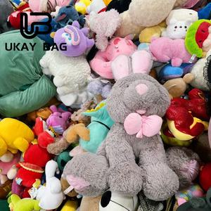 F12 Hot Sell Wholesale High Quality <strong>Used</strong> Kids Plush <strong>Toys</strong> Mixed Sizes Sold by KG for Claw Machine - Product Image 1