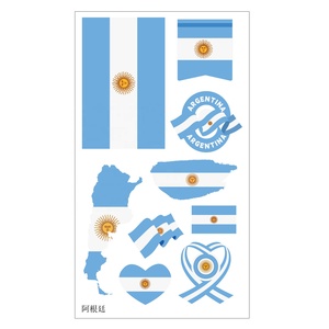 Pegatinas Impermeables <span class=keywords><strong>de</strong></span> la Bandera <span class=keywords><strong>de</strong></span> Argentina 2026 <span class=keywords><strong>para</strong></span> Decoración Festiva, <span class=keywords><strong>Tatuajes</strong></span> Temporales <span class=keywords><strong>para</strong></span> Cara y Cuerpo, Pegatinas Temporales <span class=keywords><strong>para</strong></span> Argentinos - Product Image 1