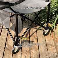 Fauteuil roulant pliant moderne en tissu Oxford et acier au carbone pour l'extérieur, multi-usage, portable, pour le tourisme, les voyages et le shopping