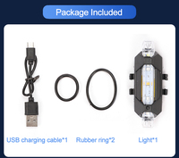 Mini luz estroboscópica Universal para motocicleta, luz LED Flash de advertencia, piezas de luz roja y azul, accesorios para coche, 2022