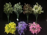 Bouquets de fleurs colorés très demandés, magnifiques décorations de bouquets de mariage, feuilles de fougère artificielles en plastique, plantes décoratives pour la maison