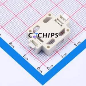 BS-16-B4AK003-R Button & Strip Battery Connector SMD Connector Battery Holder CR1632 Phosphor Bronze Tin - Product Image 2