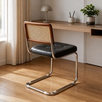 Chaise de salle à manger Wassily en métal, style médiéval, moderne et minimaliste, luxe léger, pour restaurant, salon, hôtel, chaise de bureau
