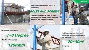 Kinh Tế k-loại prefab nhà sàn đôi cho công nhân trại & tạm thời chỗ ở cho xây dựng & Modular nhà dự án - Product Image 6