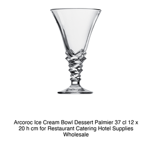Bol à glace Arcoroc Palmier 37 cl 12 x 20 h cm pour la restauration, les hôtels, les fournitures en gros - Product Image 2