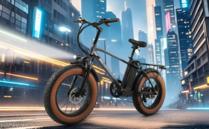 Vélo de ville à moteur arrière sans balais 500W 48V avec batterie au lithium, cadre en aluminium T20, suspension avant 7 vitesses, roues de 20 pouces - Product Image 5