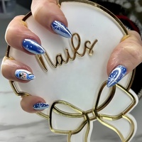 Outil de manucure en gros en forme de nœud en acrylique pour présentation d'ongles, accessoire photo et support de présentation en papier