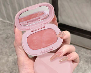 Etiqueta privada Colorete crema de un solo color Paleta de forma <span class=keywords><strong>ovalada</strong></span> Logotipo personalizado Crema de rubor Pigmento alto Mezcla fácil Textura sedosa - Product Image 5