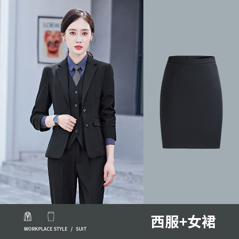 Costume femme noir coloré 188, jupe femme 388