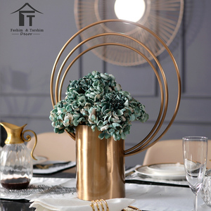 Moderno <span class=keywords><strong>de</strong></span> metal <span class=keywords><strong>de</strong></span> hierro Centro <span class=keywords><strong>de</strong></span> piezas decoración flor irrompible florero <span class=keywords><strong>matrimonio</strong></span> Centro floreros <span class=keywords><strong>de</strong></span> boda - Product Image 2