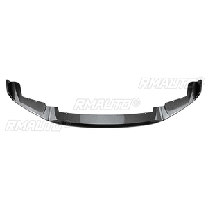 Style CS pour BMW F87 M2 2016-2021, Spoiler de pare-chocs avant, lèvre de séparation, garniture extérieure, accessoires, style fibre de carbone, noir brillant - Product Image 1