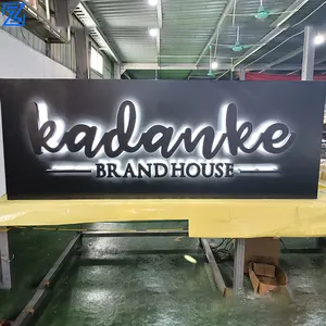 Shop Signs Company 3d acrylic logo custom led channel letters Metal backlit signs store outdoor advertising Shop Signs