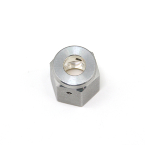 SS316L Stainless Steel High Flow Female <strong>Nut</strong> QCR 1/4 Inch VCR Vacuum High Purity Fitting BA/EP Leak <strong>Test</strong> Port - Product Image 5