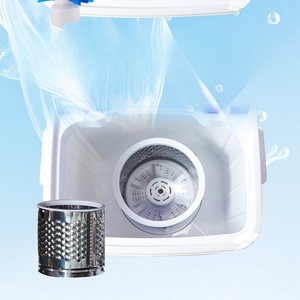<b>Mini</b> Washing Machine 370x400x630mm Plastic Housing Electric Power Semi Automatic Washer For Small Loads - Product Image 3
