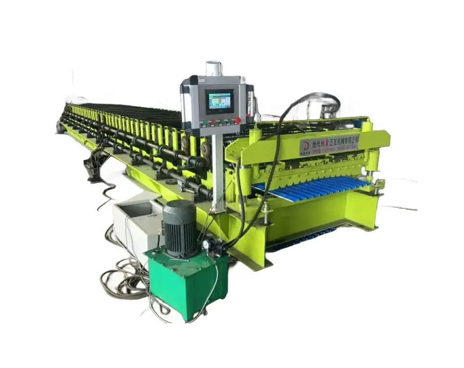 Hot selling Roof Sheet Making Machinery Corrugated Panel Roof Sheet Roll Forming Machine Tile Panel Production Line
