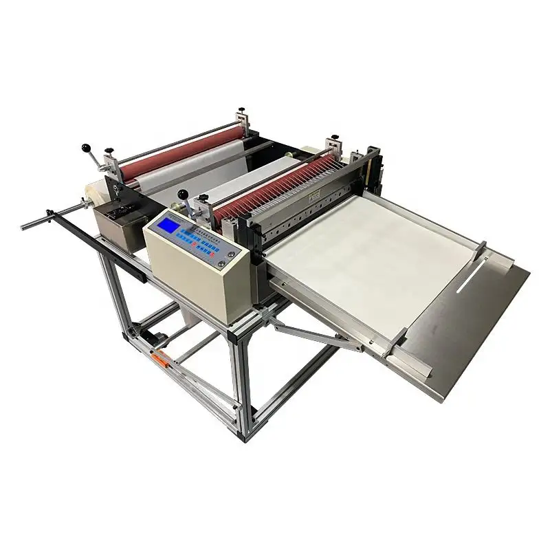 उच्च गति छोटे पैकेजिंग पेपर स्वचालित कागज कटर स्व-चिपकने वाला कागज काटने मशीन वेब क्रॉस कटिंग मशीन