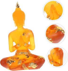 Estatua de Buda sentado de resina al por mayor escultura de Buda de meditación figura de altar personalizada OEM <span class=keywords><strong>para</strong></span> decoración de estudio de templo y Yoga - Product Image 3