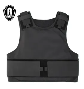 High Quality Simply Style 420D Nylon tactical security vest Men's Jackets With PE Soft Plate