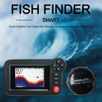 Equipo de Pesca con Sonar Inalámbrico de Escritorio, el Más Vendido, con Rango de Detección de 125 kHz de Frecuencia, para Pesca en Mar y Estanques