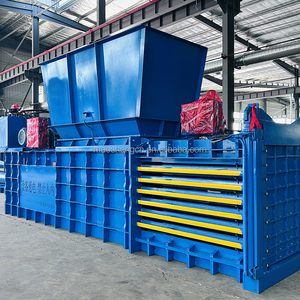 Thủy lực nhôm tự động có thể Baler tùy chỉnh kích thước hình chữ nhật Baler máy với vành đai vận chuyển - Product Image 1