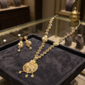 Collares de Moda al por Mayor, Chapados en Oro de 14K, 18K y 24K, Estilo Dubái, Juego de Joyería Tradicional Turca, Diseño Turco - Product Image 2