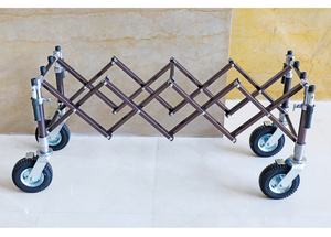 <span class=keywords><strong>THR</strong></span>-CTF04 prodotti funerari fornitura in lega di alluminio chiesa camion marrone bara carrello - Product Image 4