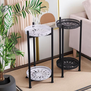 Low MOQ Indoor Home Decor Baumform Metall Pflanzenst änder Platzsparender Blumen ständer für Balkone & Garten - Product Image 2