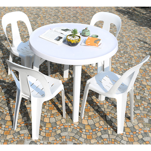 <span class=keywords><strong>Chaise</strong></span> <span class=keywords><strong>de</strong></span> <span class=keywords><strong>jardin</strong></span> en plastique blanc empilable monobloc pour l'extérieur - Product Image 6