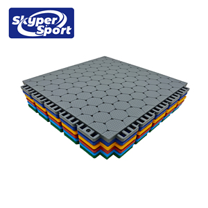 Baldosas de Suelo Deportivo Multiusos para Interiores con Acabado Mate Duradero para Voleibol, Bádminton, Fútbol Sala y Patinaje sobre Ruedas - Product Image 1