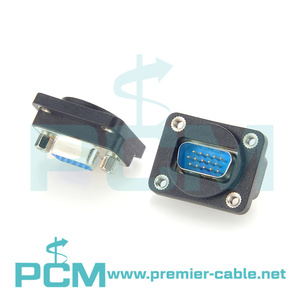 D-tipi <span class=keywords><strong>VGA</strong></span> erkek dişi Panel montaj adaptörü, <span class=keywords><strong>VGA</strong></span> 3 satır 15 Pin geçiş kuplör, Video gömme montaj, <span class=keywords><strong>VGA</strong></span> <span class=keywords><strong>VGA</strong></span> şasi montaj - Product Image 3