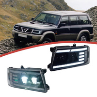 Adapté à Nissan Y61 2007-2016 Phare pour Patrol Y61 Feux avant LED Patrol Y61 Feux arrière LED Système d'éclairage