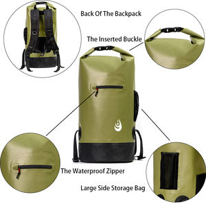 Sac étanche OEM/Odm logo personnalisé en gros 2L 3L 10L 20L 30L Tpu <span class=keywords><strong>kayak</strong></span> PVC imperméable océan Pack sacs secs recyclés - Product Image 6