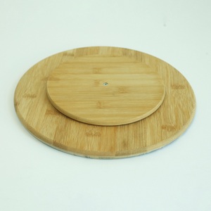 Organisateur de <span class=keywords><strong>cuisine</strong></span> en bois d'acacia, étagère à épices rotative - Product Image 5
