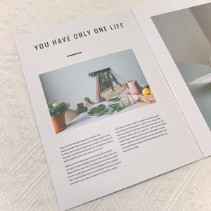 Livre à couverture souple avec reliure agrafée, impression offset et papier d'art, avec plastification, pour usage publicitaire - Product Image 2