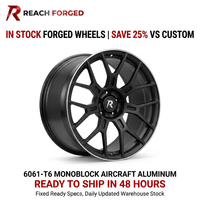 Jantes forgées sur mesure Reach Forged Monoblock 6061-T6 Noir mat Multi-branches 21" 5x112 pour Mercedes GLE DOT PCD ET personnalisés