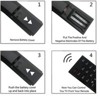 Nouvelle télécommande de remplacement RM-C3338 pour les téléviseurs intelligents JVC avec boutons Fplay YouTube Netflix