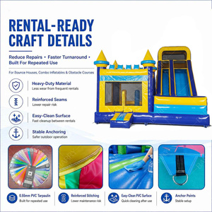 <span class=keywords><strong>Castillo</strong></span> <span class=keywords><strong>Inflable</strong></span> Pequeño en Oferta, <span class=keywords><strong>Juego</strong></span> <span class=keywords><strong>Inflable</strong></span> para Niños, Casa <span class=keywords><strong>Inflable</strong></span> para Fiestas, Combinación de Brincolín y Tobogán para Exteriores - Product Image 6
