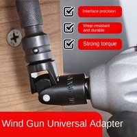 Adaptateur de douille à rotule universelle pour clé à chocs électrique, tête de conversion pour clé à chocs, tige d'extension à 360 degrés, douille à grande tête OEM