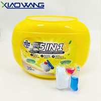 Capsules lave-vaisselle écologiques en gros 5 en 1, capsules lave-vaisselle hautement concentrées
