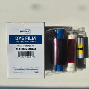 Cinta de color MAGiCARD MA300YMCKO, rollo de limpieza de película de tinta para impresora Pronto Enduro Riopro - Product Image 3