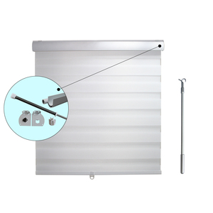 Tende Zebra motorizzate di dimensioni personalizzate oscuranti automatici intelligenti giorno e <span class=keywords><strong>notte</strong></span> tende a rullo senza fili Zebra Shades - Product Image 5