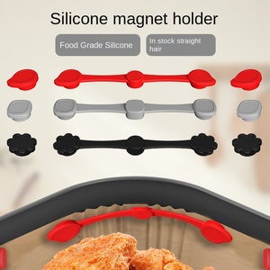 Vendita calda e resistente alle alte Temperature fibbia in Silicone per alimenti a magnete <span class=keywords><strong>friggitrice</strong></span> <span class=keywords><strong>ad</strong></span> <span class=keywords><strong>aria</strong></span> carta per pasticceria utensili per pasticceria - Product Image 1