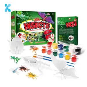 Kits de peinture sur tige, bricolage, boite de 10 pièces, modèle éducatif, personnalisé, kits d'artisanat, art et dessin, jouets pour <span class=keywords><strong>papillon</strong></span> - Product Image 1