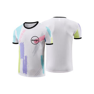 เสื้อยืดวิ่งมาราธอนแบบซับลิเมชั่นพิมพ์โลโก้ OME ตามสั่ง แห้งเร็ว ระบายเหงื่อได้ดี สำหรับการแข่งขัน - Product Image 2