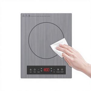 2P Vente en gros 2200W Plaque de cuisson à induction électrique portable étanche robuste avec plaque en céramique et écran tactile Premium - Product Image 1