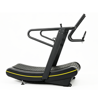 Caminadora Curva de Potencia Autogenerada con Resistencia Magnética, Aprobada por CE, Manual, Carga de 180 kg, para Gimnasio Comercial, Entrenamiento Cardiovascular, LED