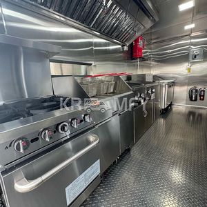 Fully Equipped Food truck Fast Food <b>Cart</b> Mobile Square Catering Concession Food Trailers With Full <b>Kitchen</b> - Product Image 6