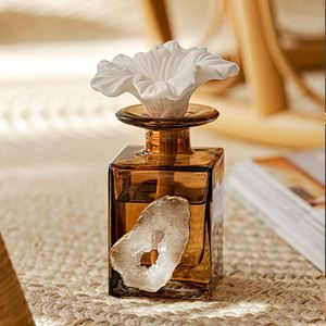 Difusor de Aroma para el Hogar de Lujo con Aroma a Café, Ecológico, Sin Parabenos, 180 ml, Cuadrado, Difusor de Aceite Vacío con Cristales para el Hogar - Product Image 6