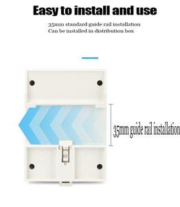 Khuyến mãi nóng Đồng hồ đo điện năng Chint DTSU666 220V hiển thị kỹ thuật số thông minh ba pha mini điện tử giá tốt - Product Image 2